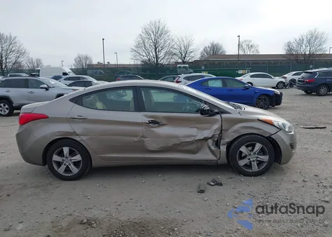 2013 Hyundai Elantra Gls из США, поврежденный, VIN 5NPDH4AE1DH337524